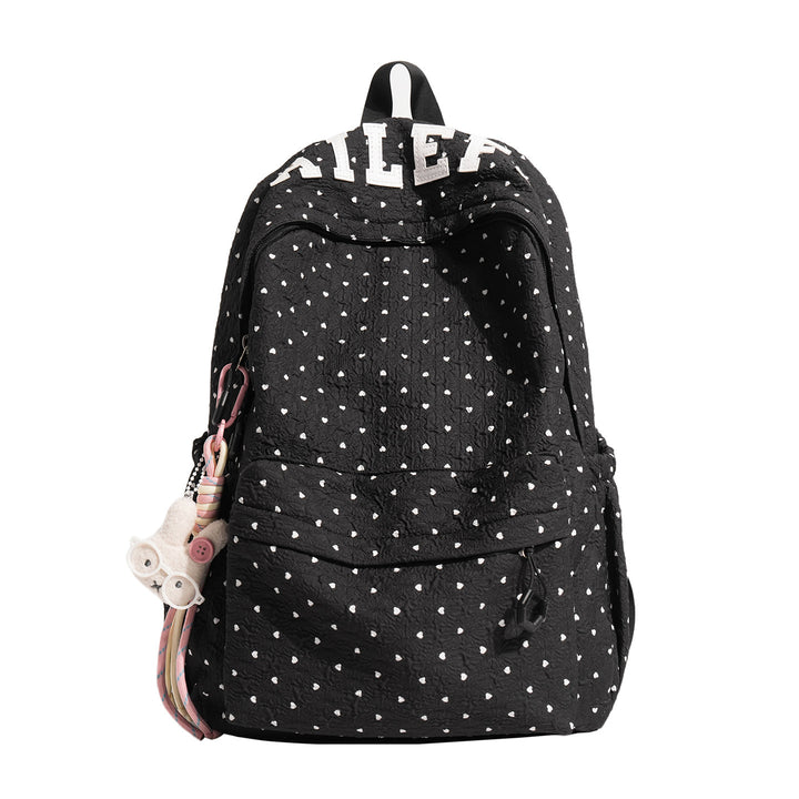Playful Heart Patterned Everyday Backpack