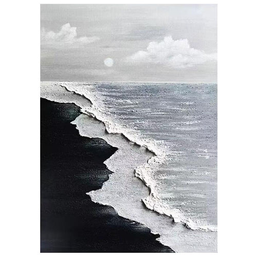 Textured Abstract Seascape Wall Art