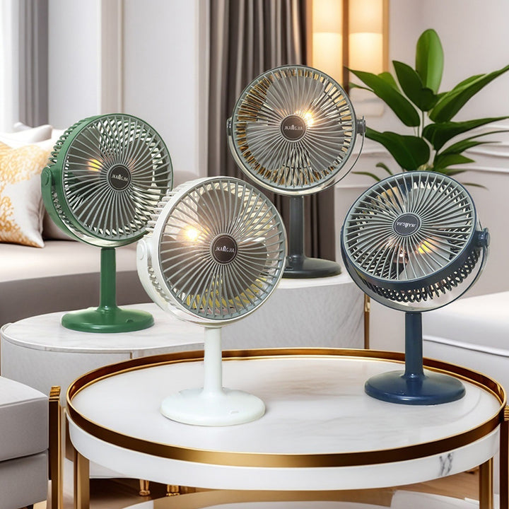 Women's Portable Fan with Integrated LED Lighting Bowlift