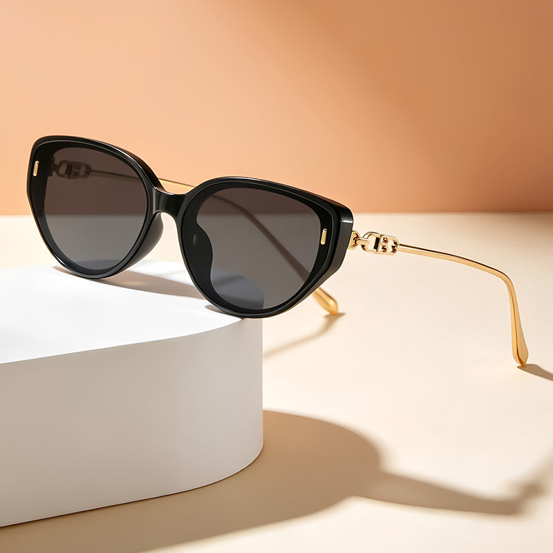Glamorous Retro Cat Eye Sunglasses Bowlift