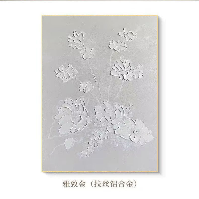 Textured Floral Wall Art