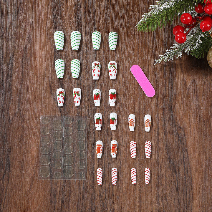 festive nail tips Bowlift