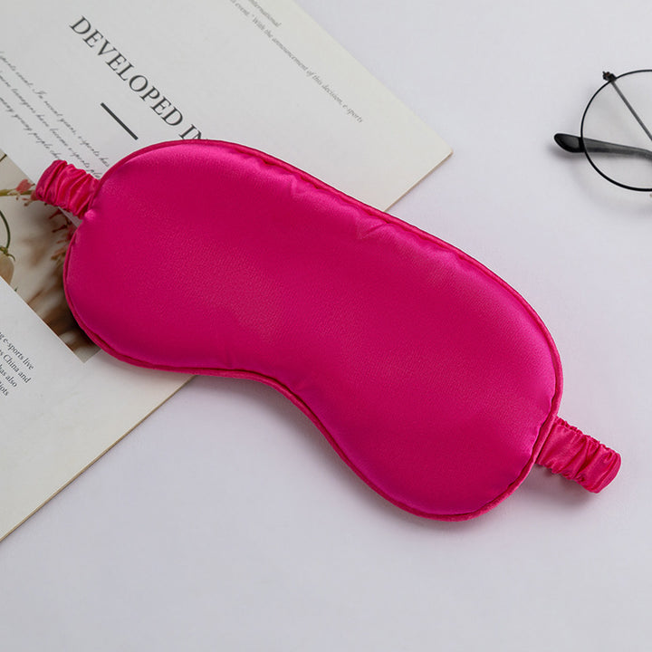 Unisex nan luxurious satin sleep mask with adjustable elastic band and soft padding Bowlift