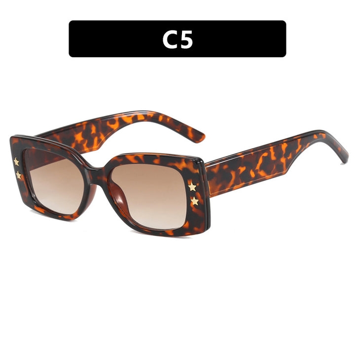 Ladies extravagant square sunglasses with stylish details Bowlift
