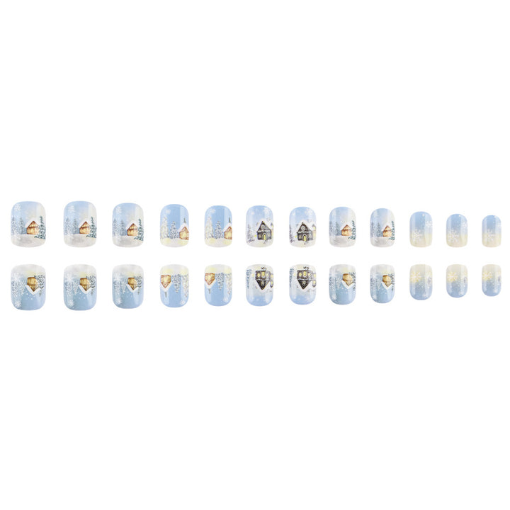 Winter-Themed Nail Art Set Bowlift