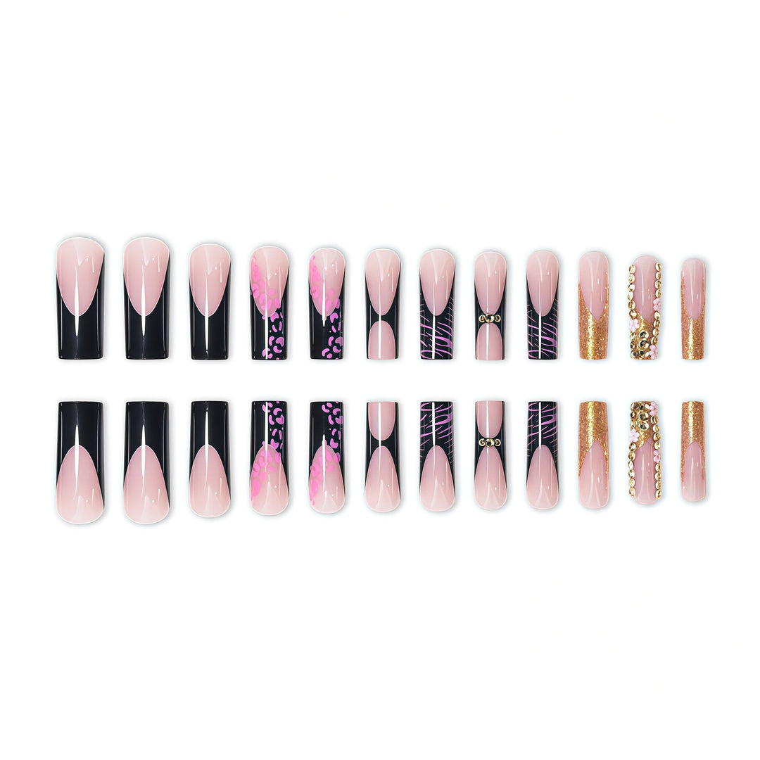 Trendy Abstract Nail Art Enhancements Bowlift
