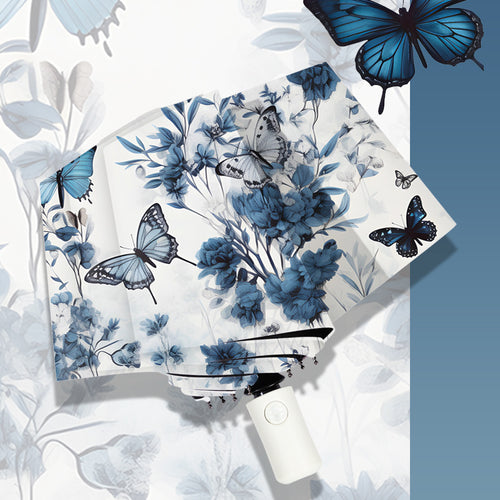 Ladies elegant umbrella with floral design Bowlift