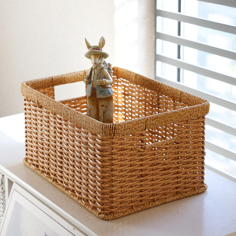 Unisex Practical Storage Basket with Open Handles Bowlift