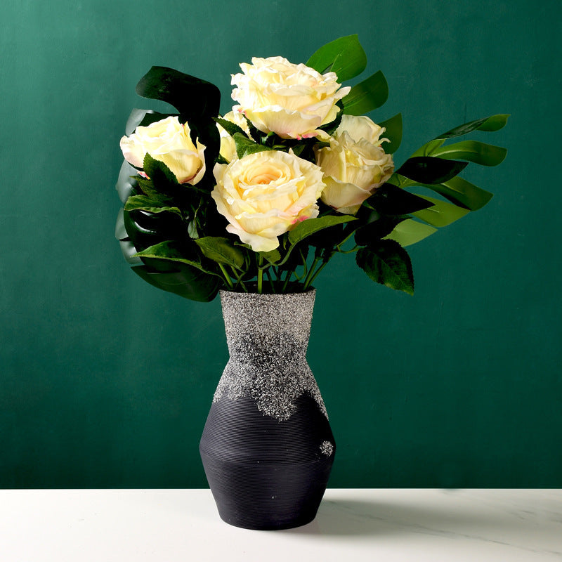 Textured Statement Ceramic Vase