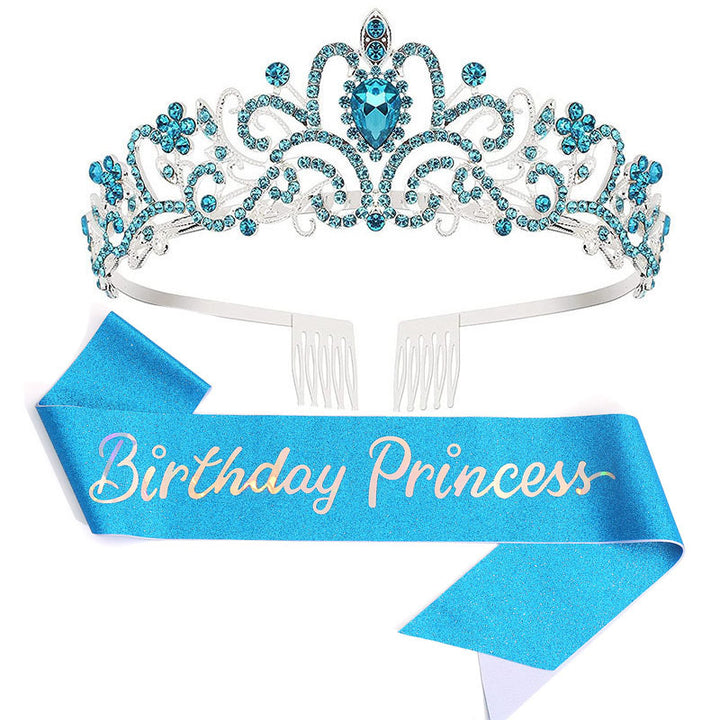 Women's Glittering Birthday Sash Bowlift