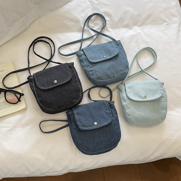 WoCompact Denim Crossbody Bag Bowlift