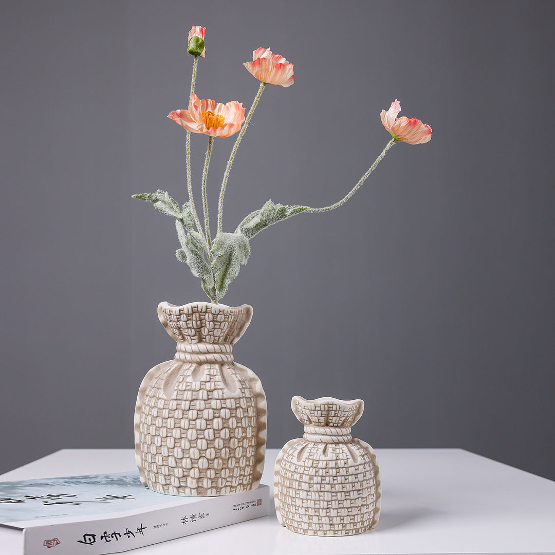 Textured Ceramic Vase