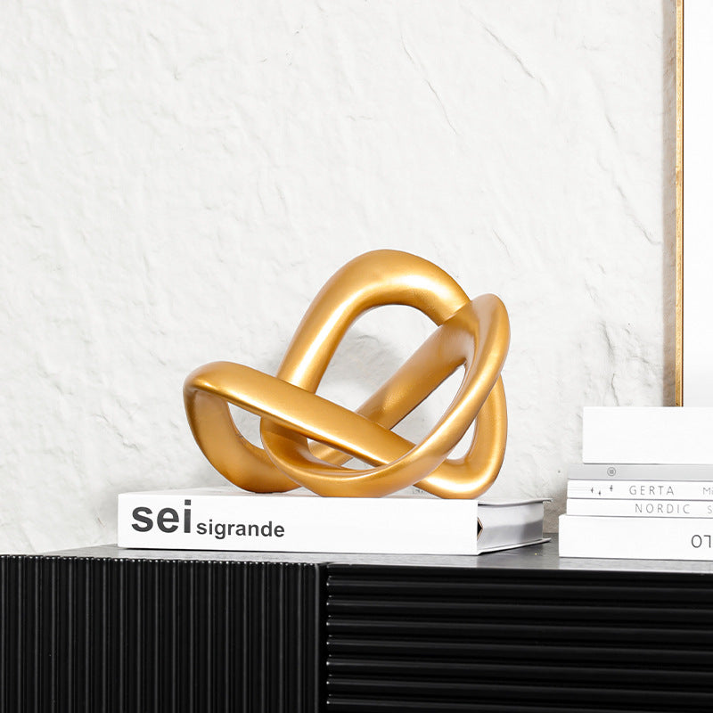 Modern Sculptural Decorative Knot Sculpture