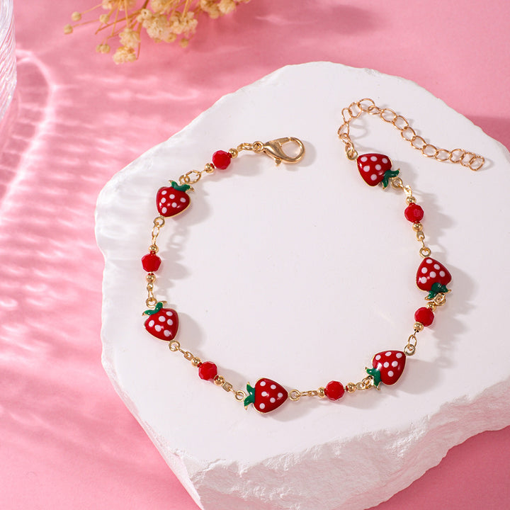 Strawberry Charm Bracelet Bowlift