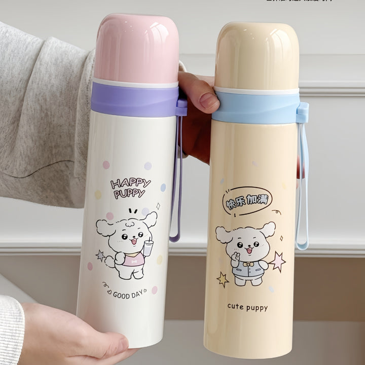 Ladies insulated bottle with cute dog design Bowlift