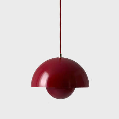Scandinavian Pendant Light - Elegant 1-Light Semi-Round Lighting for Living Room and Bedroom | Bowlift