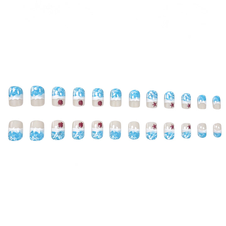 Coastal Ocean-Inspired Nail Art Bowlift
