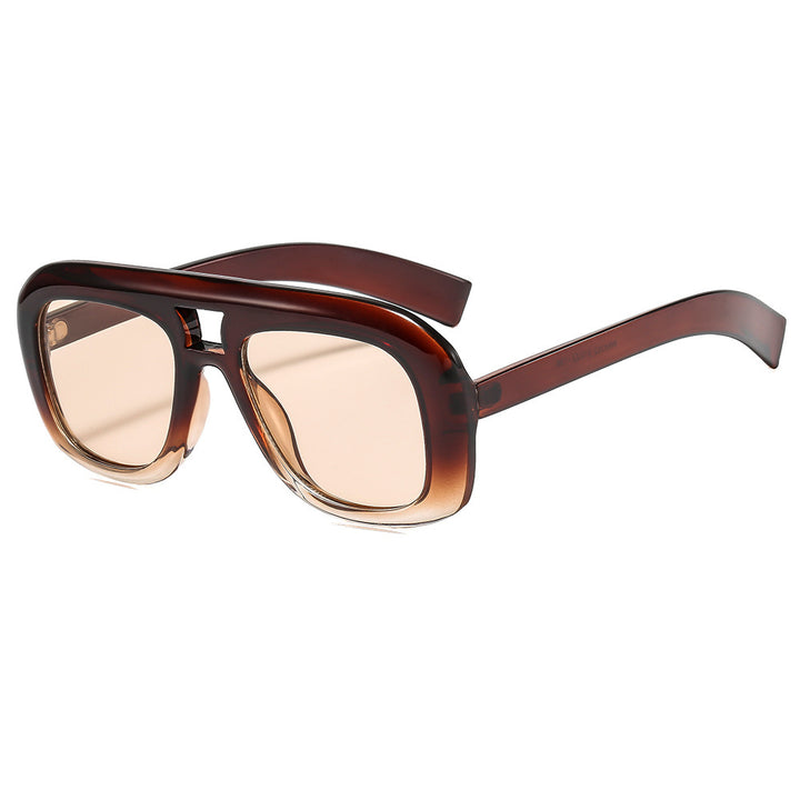 Oversized Modern Rectangle Sunglasses Bowlift
