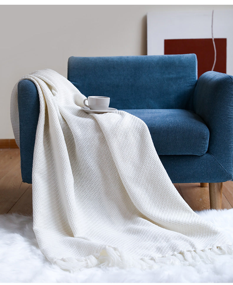 Premium Textured Throw Blanket