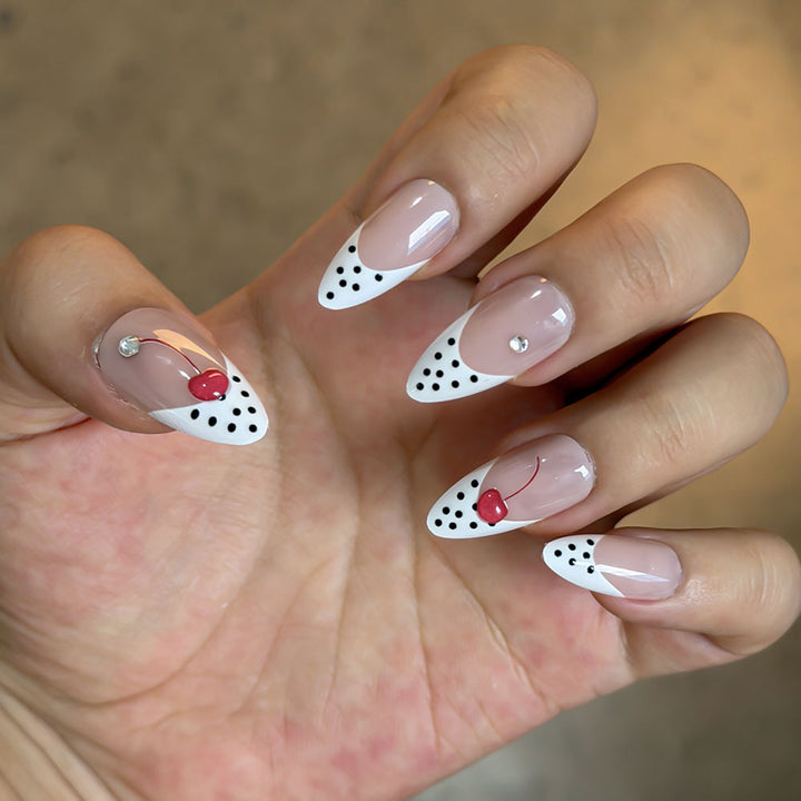 Decorative Art Press-On Nails Set Bowlift
