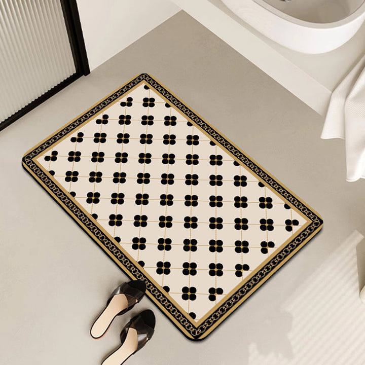 Charming Decorative Bath Mat Bowlift