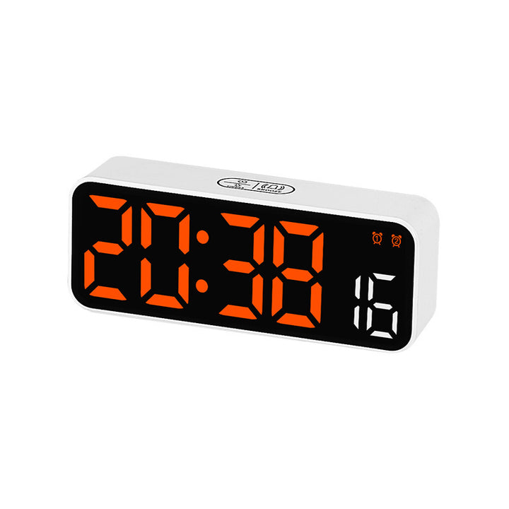 Digital Alarm Clock with Large LED Display and Dual Alarm Function Bowlift