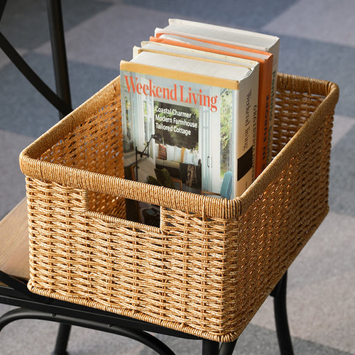 Decorative Woven Storage Cube Bowlift
