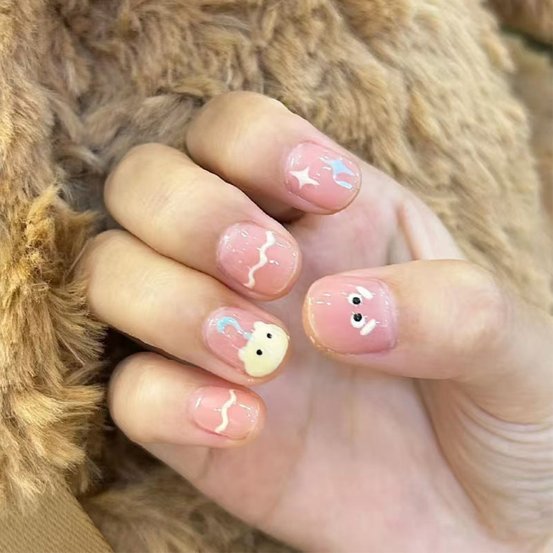 Whimsical Character-Themed Press-On Nails Bowlift