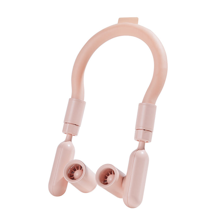 Ladies Portable Neck Fan with Dual Airflow Technology Bowlift