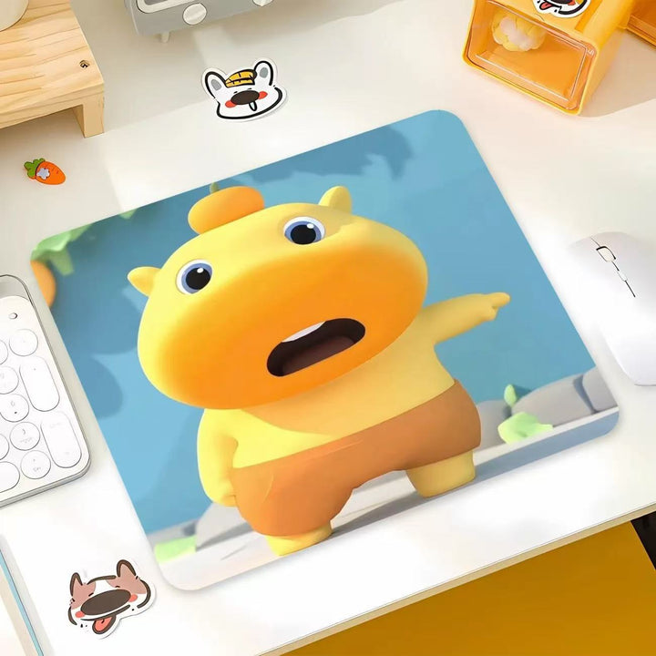 Cartoon-Themed Gaming Mouse Pad