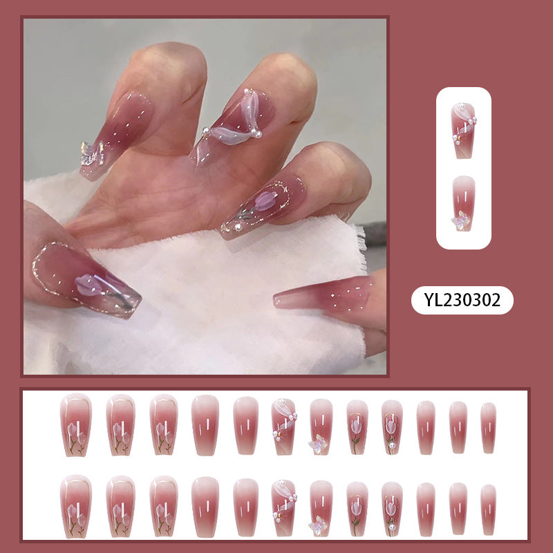 Artistic Stiletto Nail Art Bowlift