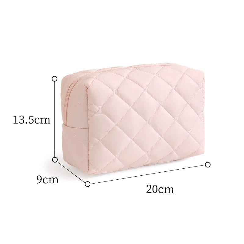 Quilted Leopard Print Makeup Case Bowlift