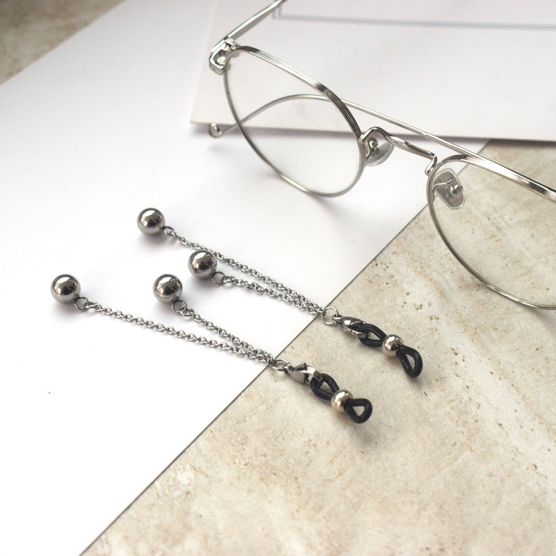 Dangle Earrings with Unique Chain and Bead Design Bowlift