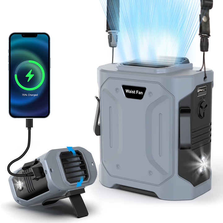 Portable Rechargeable Waist Fan Bowlift