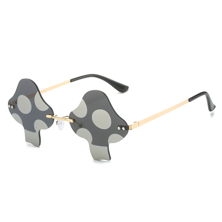 Unique Oversized Polka Dot Frame Sunglasses Bowlift