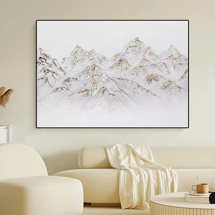 Elegant Mountain Landscape Canvas Art