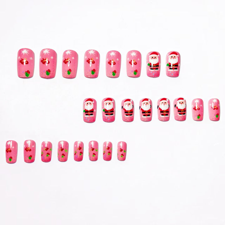 Festive 3D Santa Nail Art Bowlift