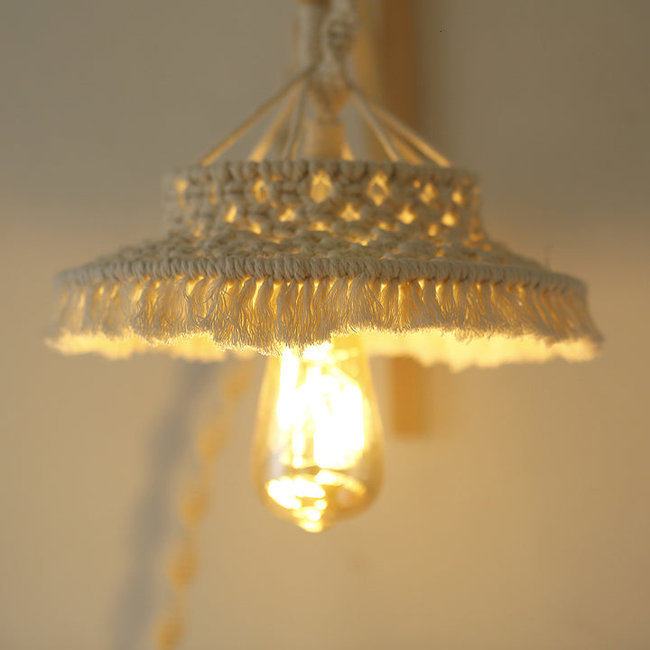 Decorative Macramé Hanging Basket Bowlift
