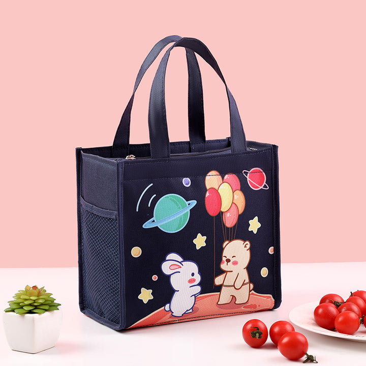 Kids Insulated Cartoon Lunch Bag Bowlift