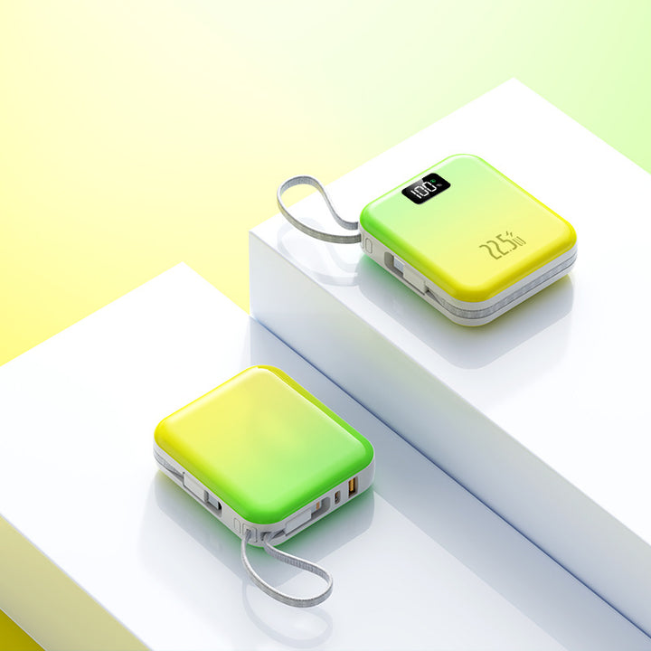 Portable power bank with digital display Bowlift