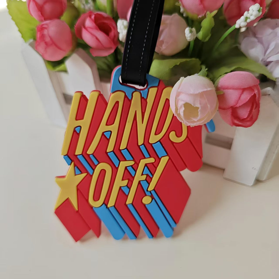 Unisex Luggage Tag with Eye-Catching Safety Message Bowlift
