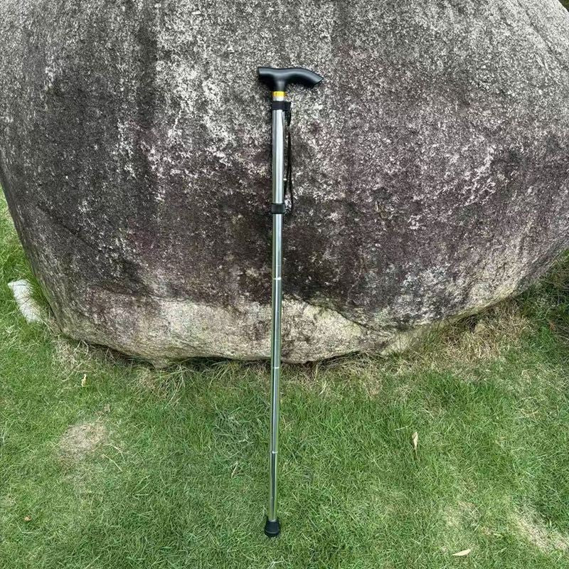 Adjustable Lightweight Folding Ergonomic Walking Cane with T-Handle Wrist Strap Bowlift