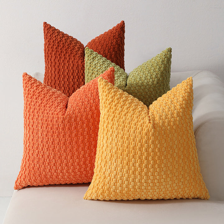 Textured Knit Decorative Pillow