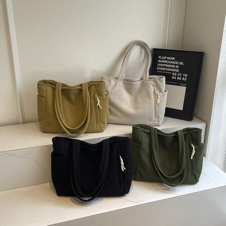 Durable Textured Everyday Tote Bag Bowlift