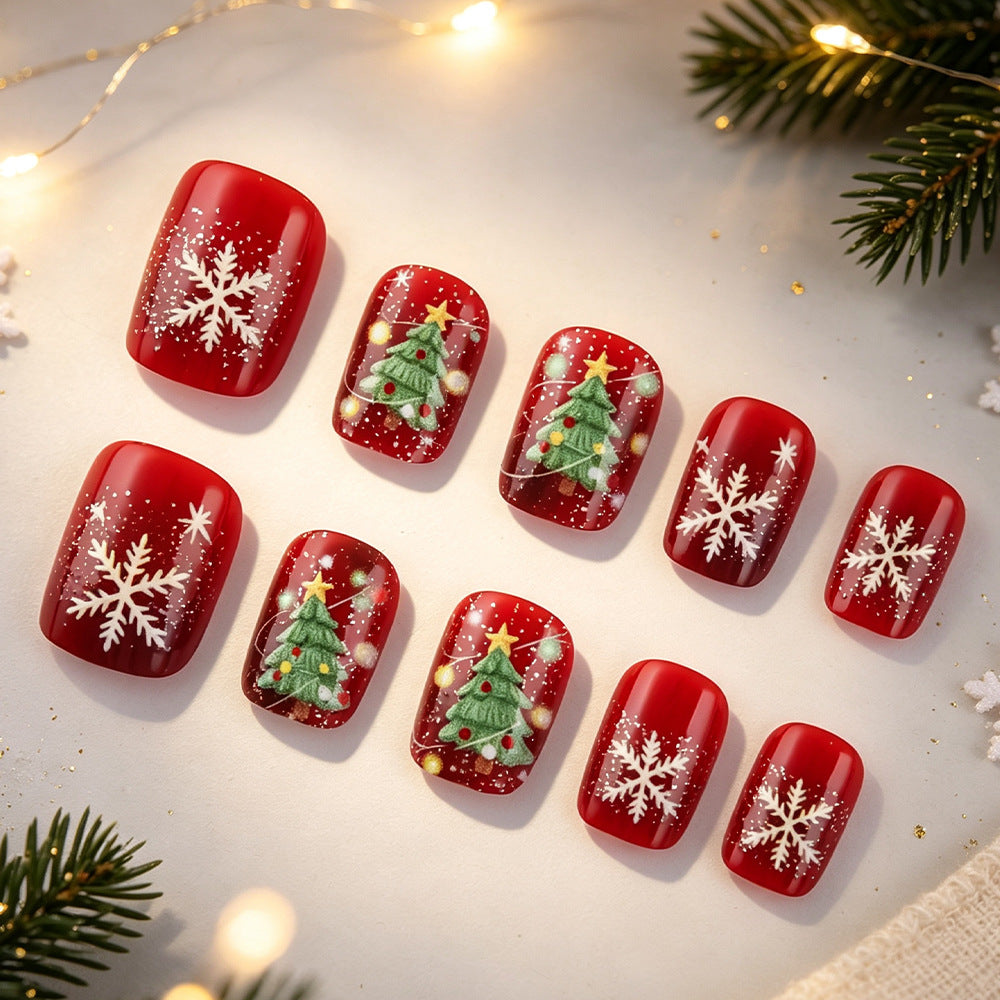 Decorative Holiday Nail Art Set Bowlift