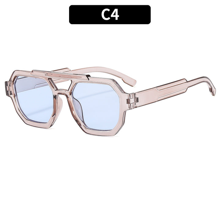 Geometric Shield Sunglasses  1787663917