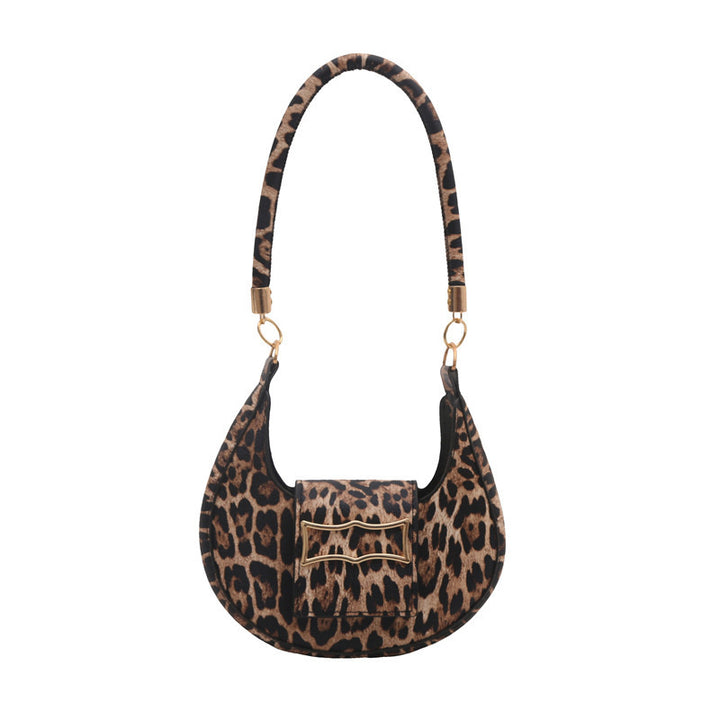 Stylish Leopard Print Handbag Bowlift