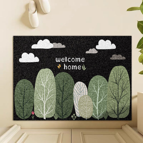 Playful Welcome Mat