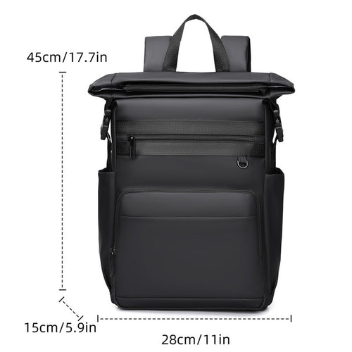Roll-Top Waterproof Laptop Rucksack Bowlift