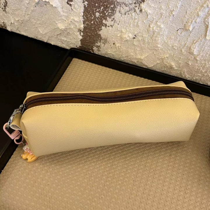 Textured Leather Pencil Case Bowlift